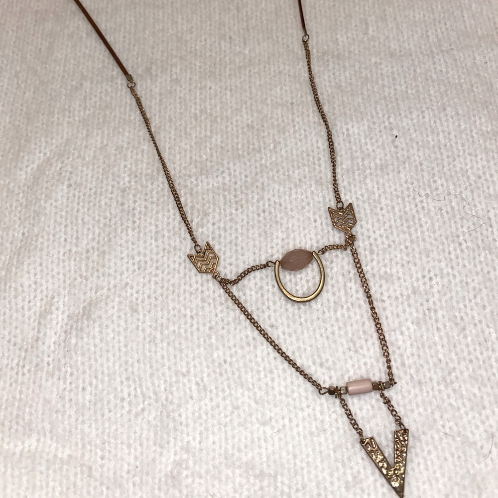 Leather necklace